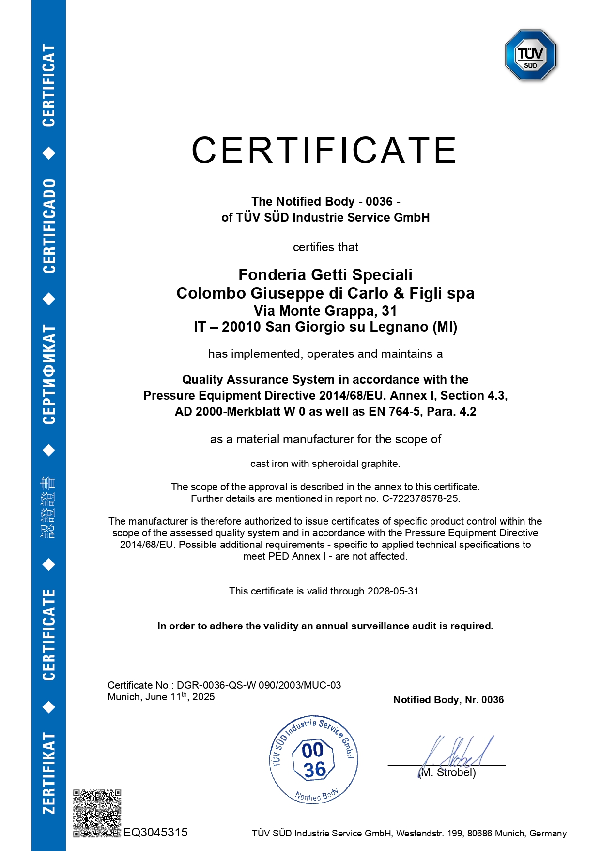 Cert W0+PED_Fonderie Getti Speciali Colombo_2025_page-0002