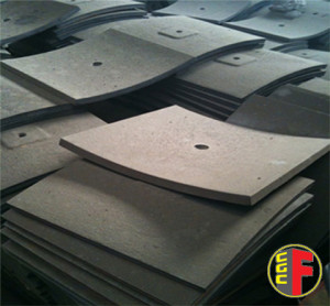 Liner plates for mixers in Colchrome Standard
